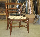 chair reglue,  chair repair, chair touch-up